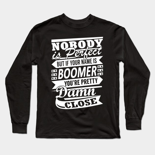 BOOMER Long Sleeve T-Shirt by reginiamaxwell32